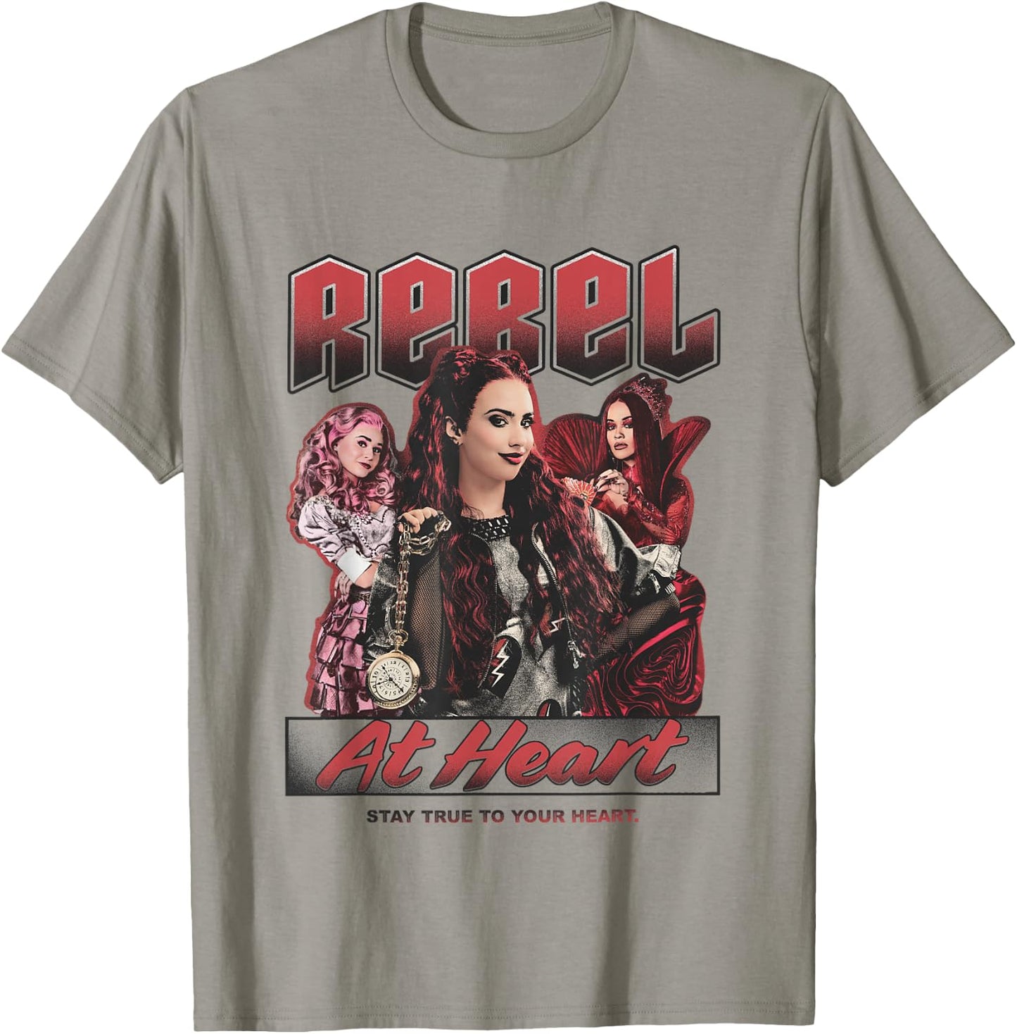 Disney Descendants: The Rise of Red Rebel at Heart Big Logo T-Shirt - T-Shirt | Sand
