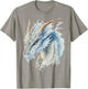 White Dragon Motif Mythical Illustration White Dragon T-Shirt - T-Shirt | Sand