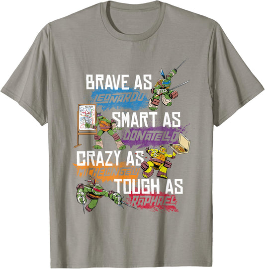 Teenage Mutant Ninja Turtles Personality Descriptions T-Shirt - T-Shirt | Sand