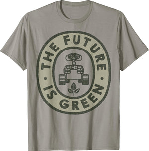 Disney Pixar Earth Day Wall-E The Future is Green Small T-Shirt - T-Shirt | Sand
