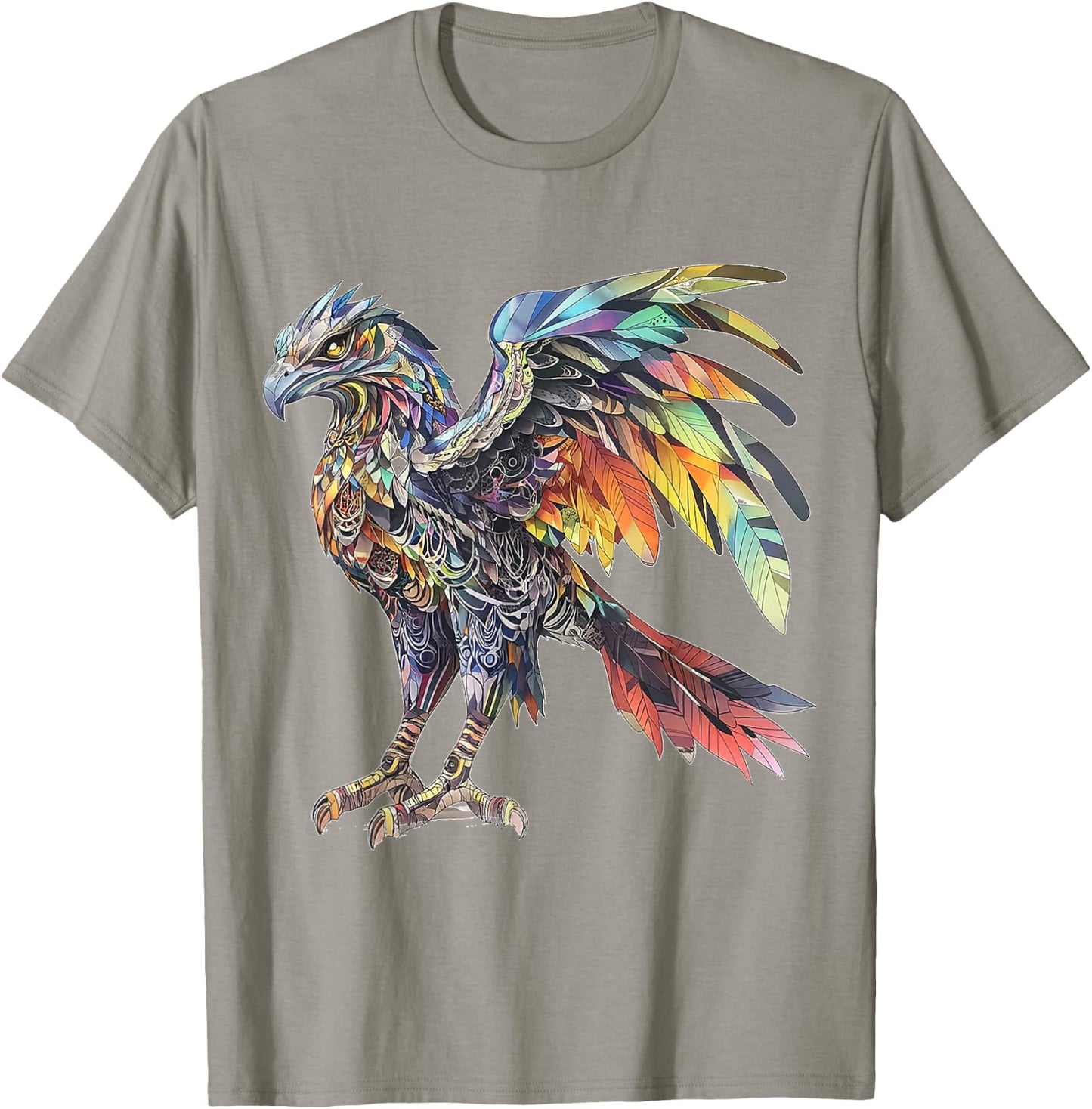 Griffin Mythical Graphic Fantasy Artwork Griffin T-Shirt - T-Shirt | Sand