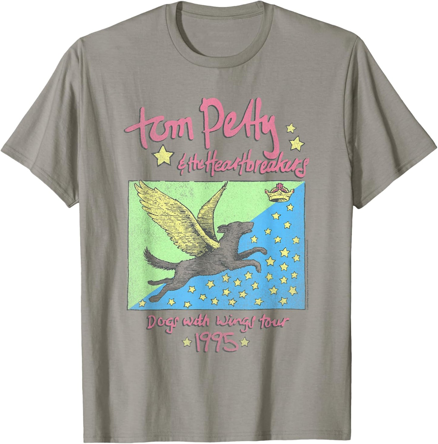 Tom Petty Dogs With Wings Tour 1995 T-Shirt - T-Shirt | Sand