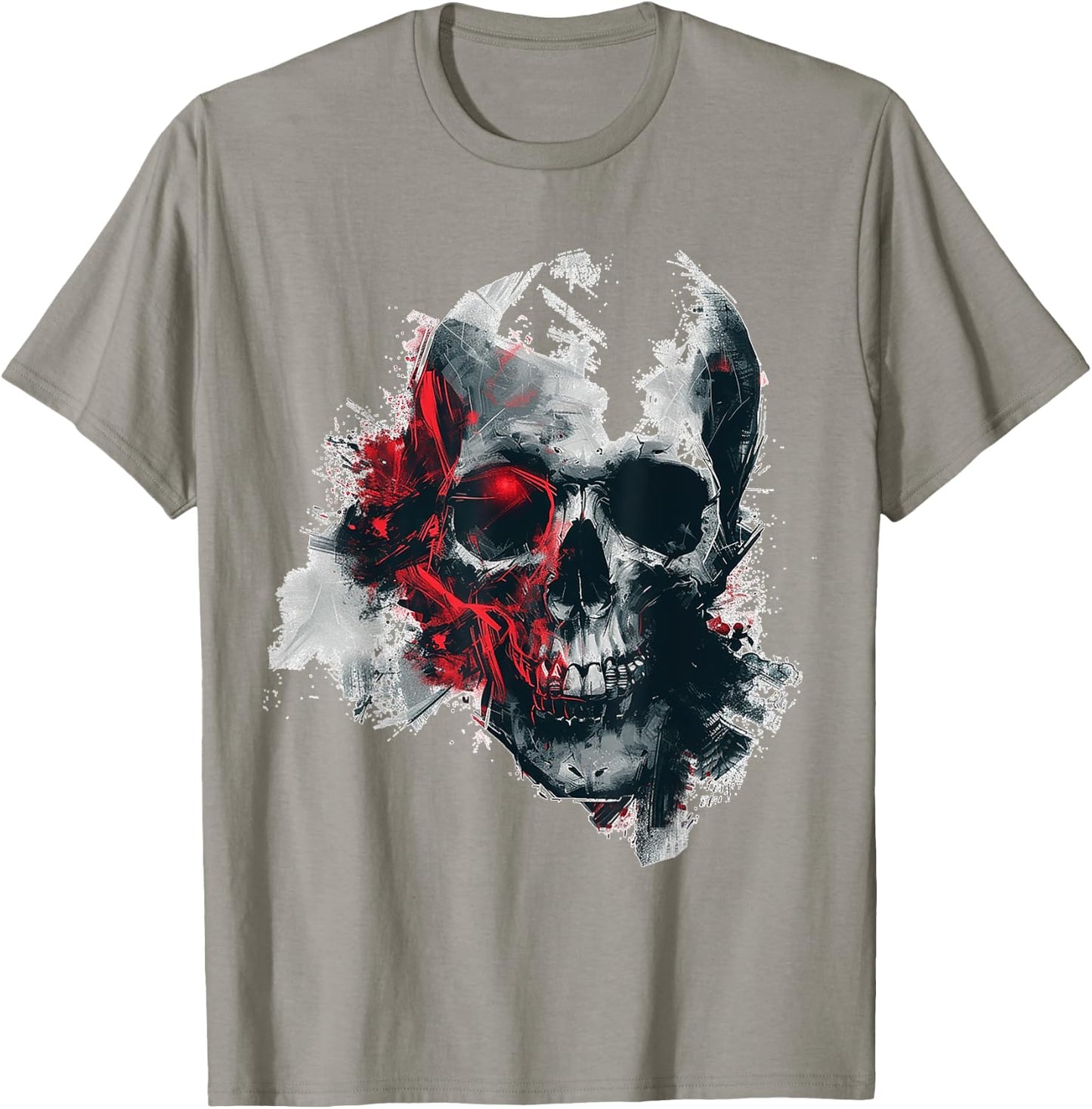 Skull Costume Halloween Spooky Art Skull T-Shirt - T-Shirt | Sand