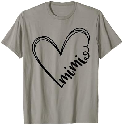Mimi Heart Grandma Women For Christmas Mother's Day T-Shirt - T-Shirt | Sand