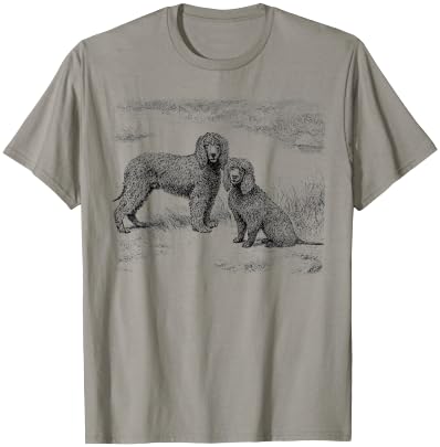 Irish Water Spaniel vintage Irish Water Spaniels T-Shirt - T-Shirt | Sand