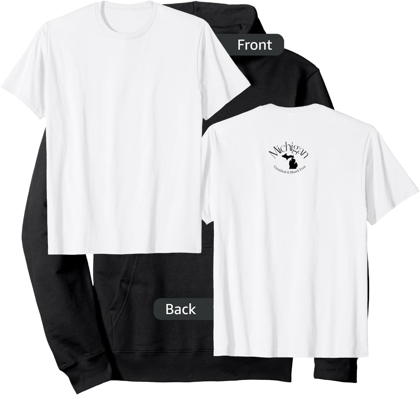 Michigan Unsalted Shark Free Hoodie - Hoodie | Black