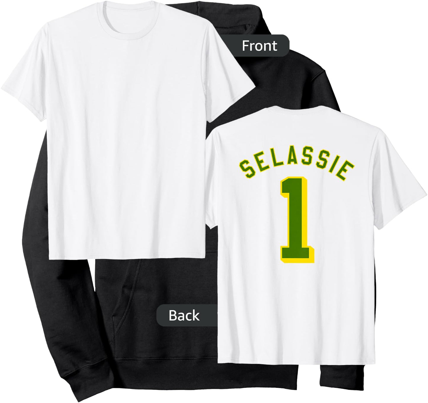 Haile Selassie 1st Jersey Jah Ras Tafari Roots Reggae Rasta Hoodie - Hoodie | Black