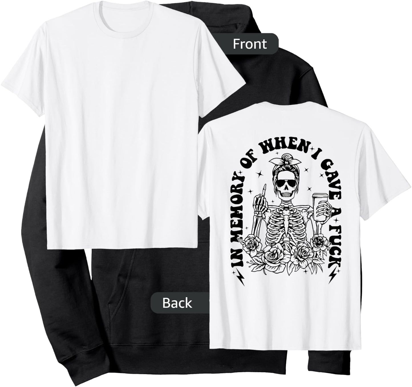 In Memory of when I Gave a Fuck Hoodie - Hoodie | Black
