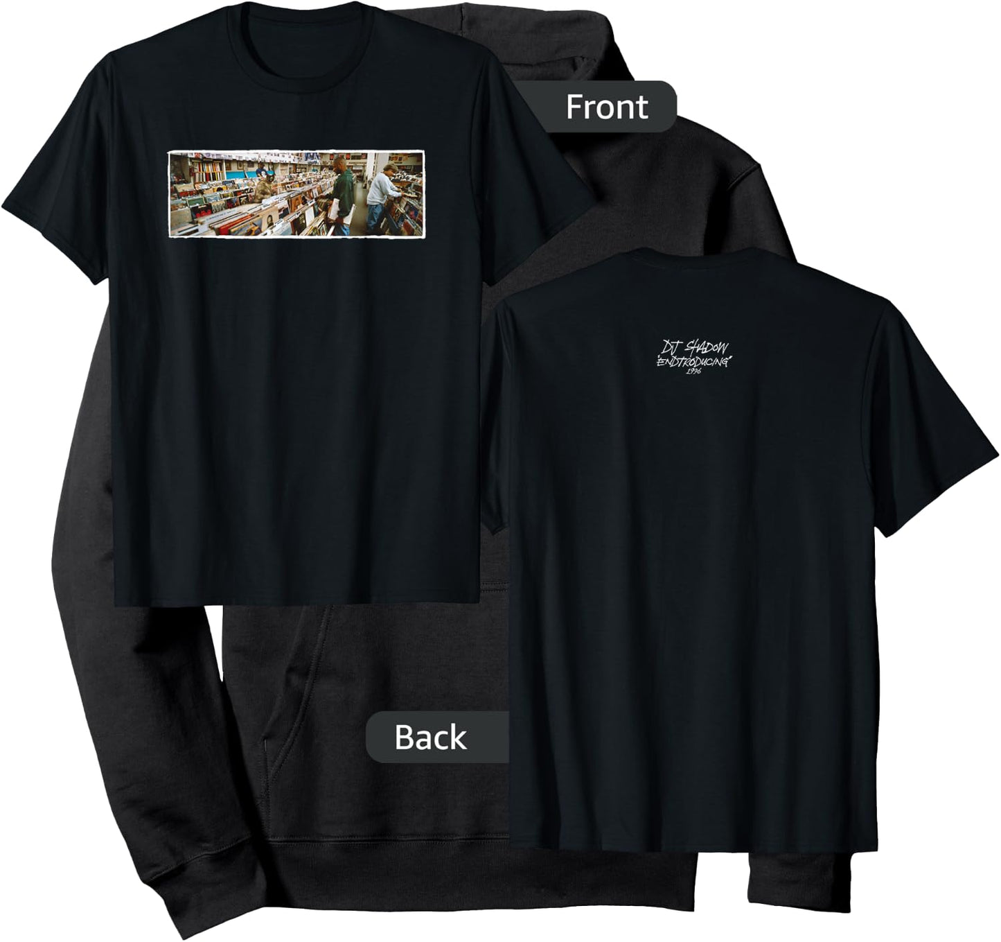 DJ Shadow Endtroducing Panoramic , Small, Black Hoodie - Hoodie | Black