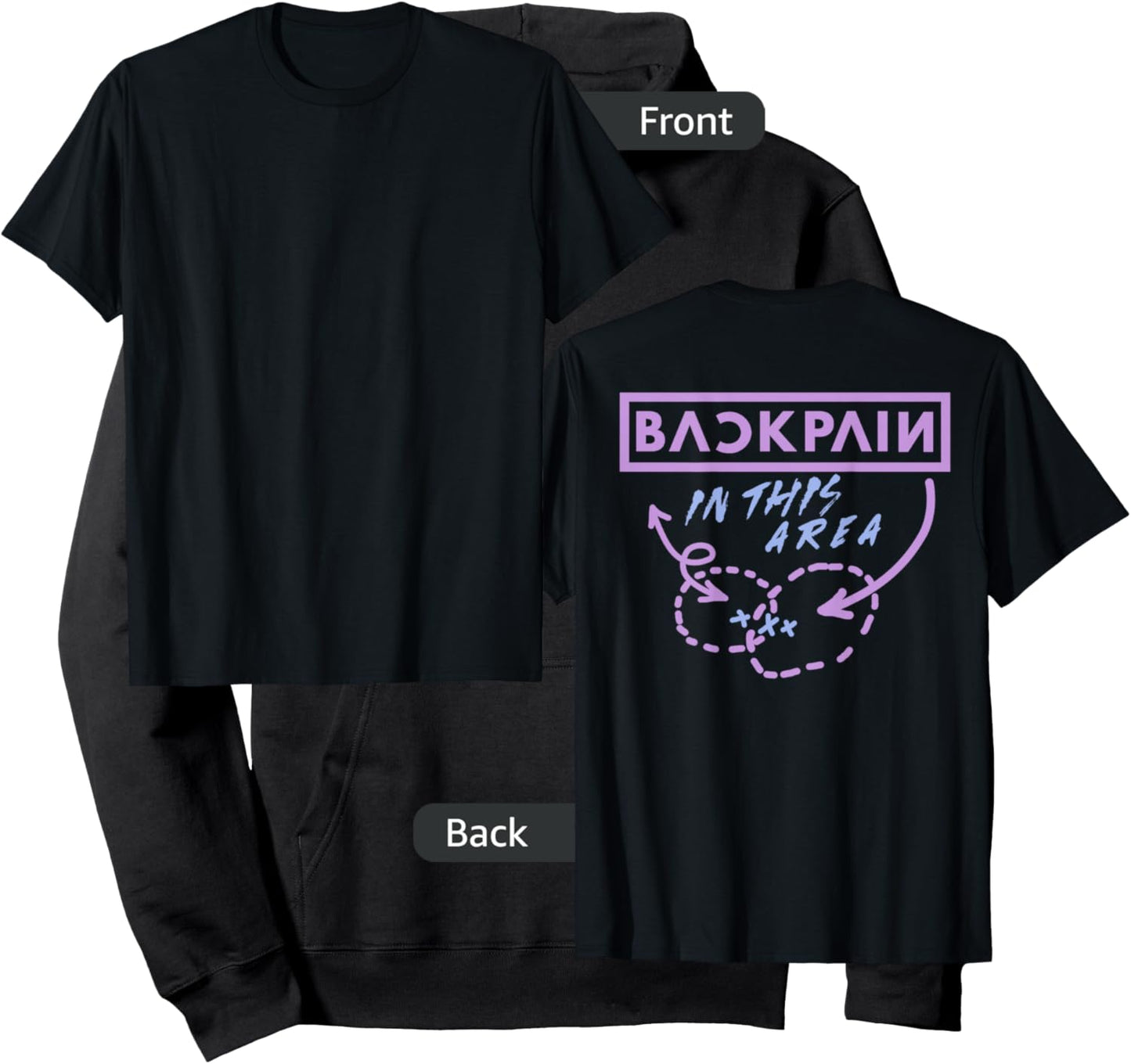 Back Pain In This Area (on back) Hoodie - Hoodie | Black