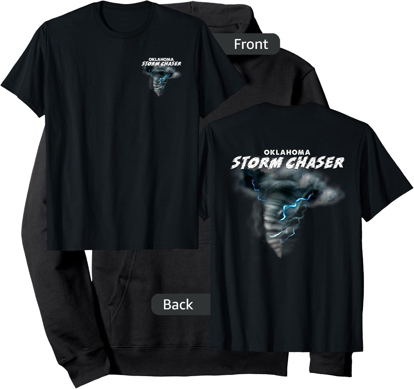 Oklahoma Storm Chaser Severe Weather Tornado Chasing Hoodie - Hoodie | Black