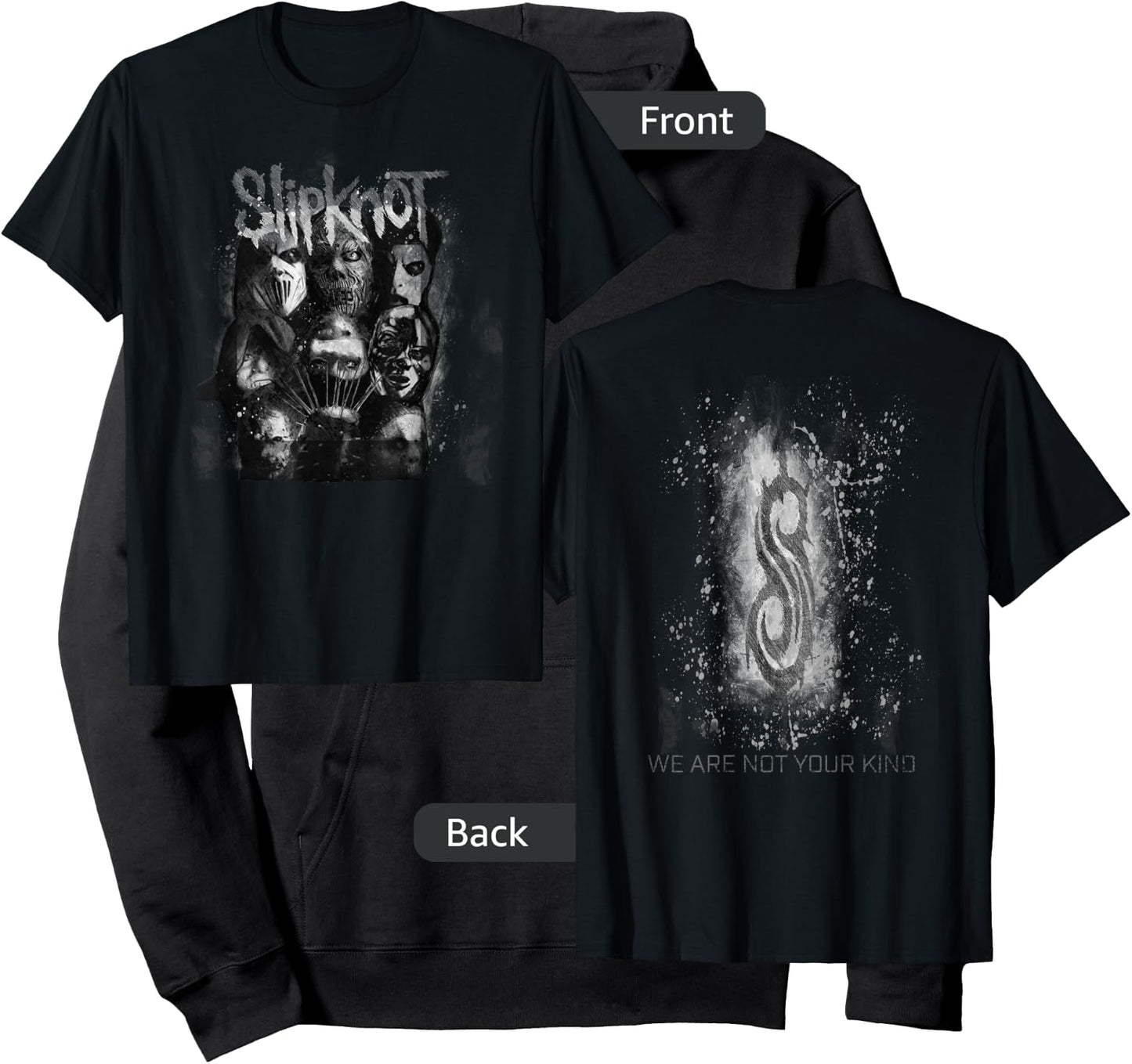 Slipknot Official We Are Not Your Kind Splatter Hoodie - Hoodie | Black