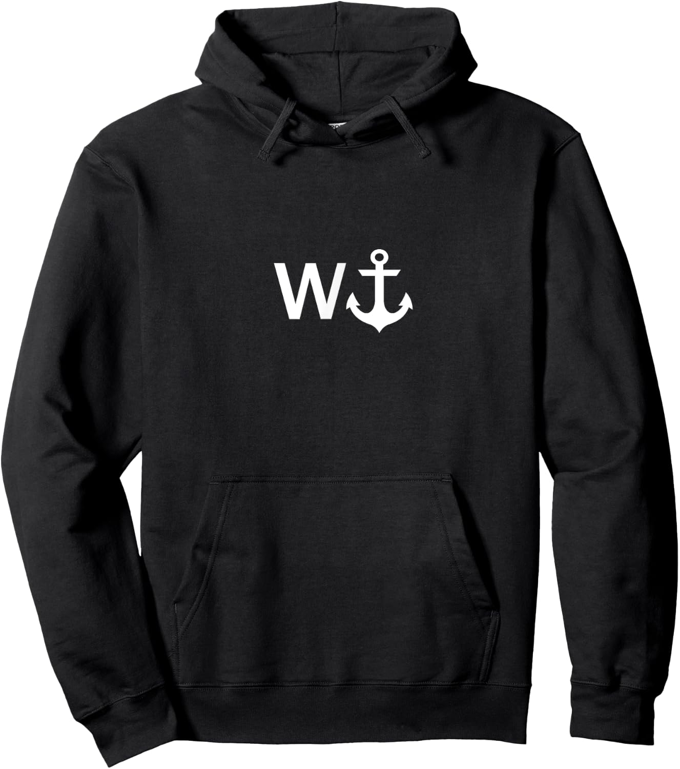 W Anchor Wanchor Hoodie - Hoodie | Black