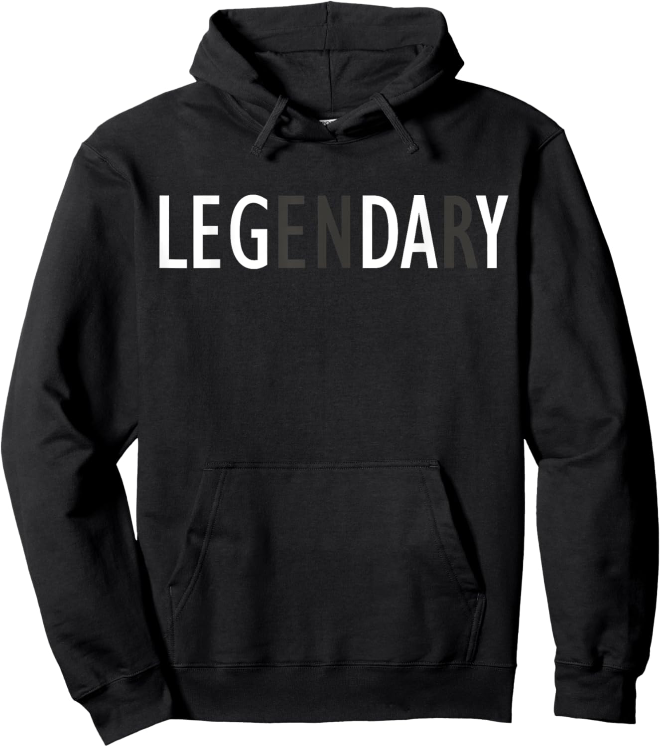 Leg Day Legendary Gym - Workout Gift T Shirt Hoodie - Hoodie | Black