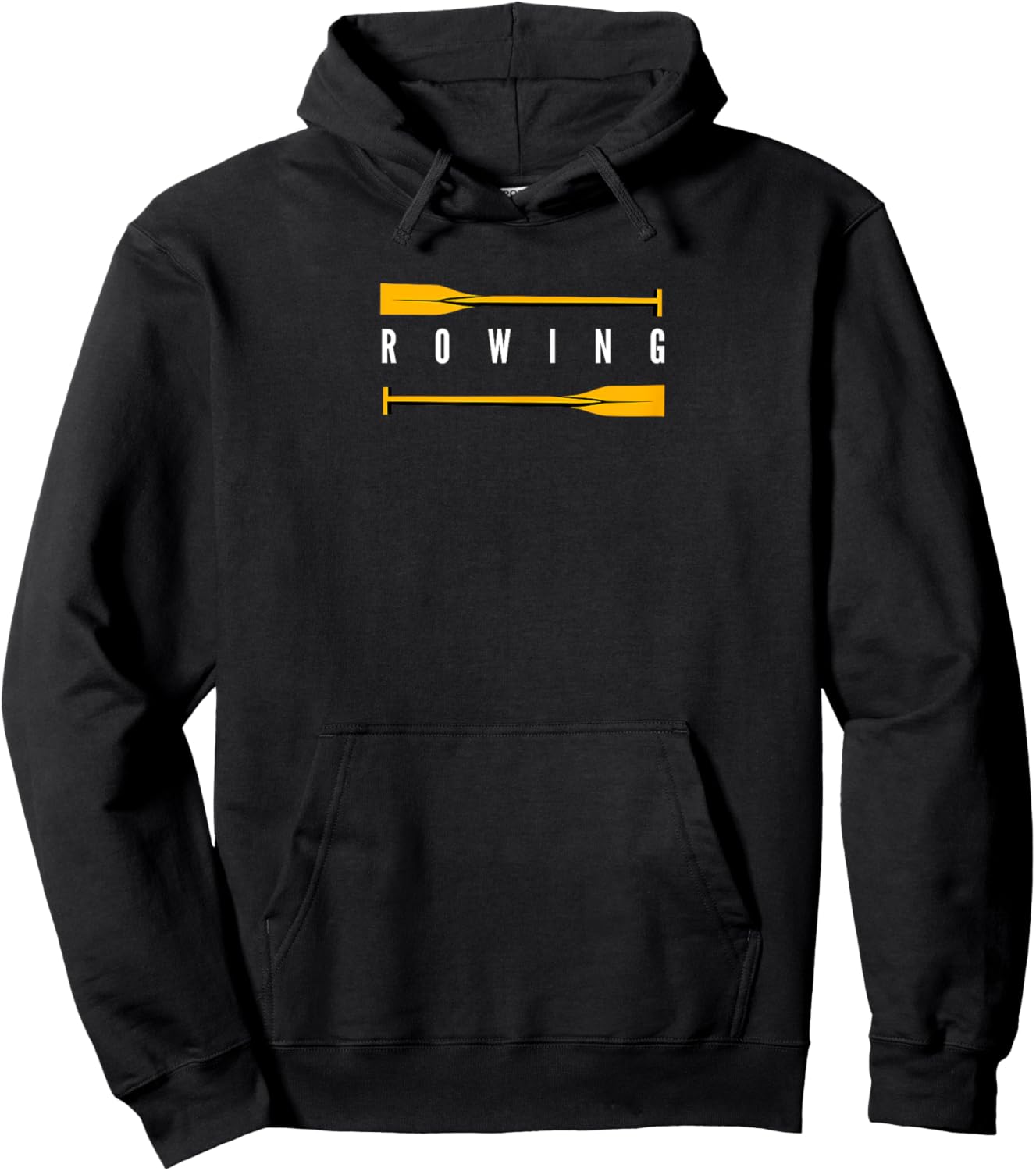 Rowing Art Women Row Team Crew Boat Rower Coxswain Hoodie - Hoodie | Black