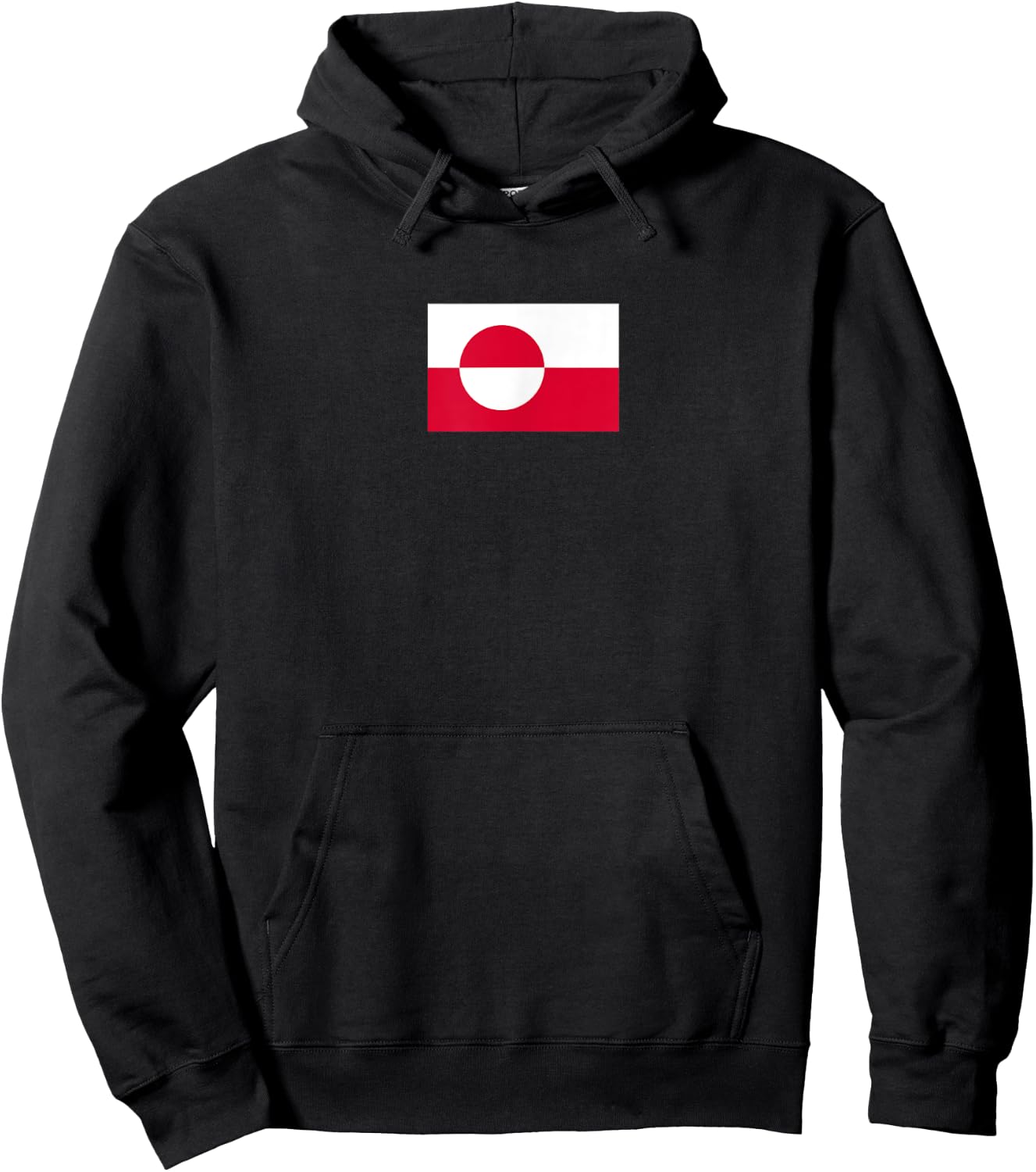 Greenlandic Flag of Greenland Hoodie - Hoodie | Black
