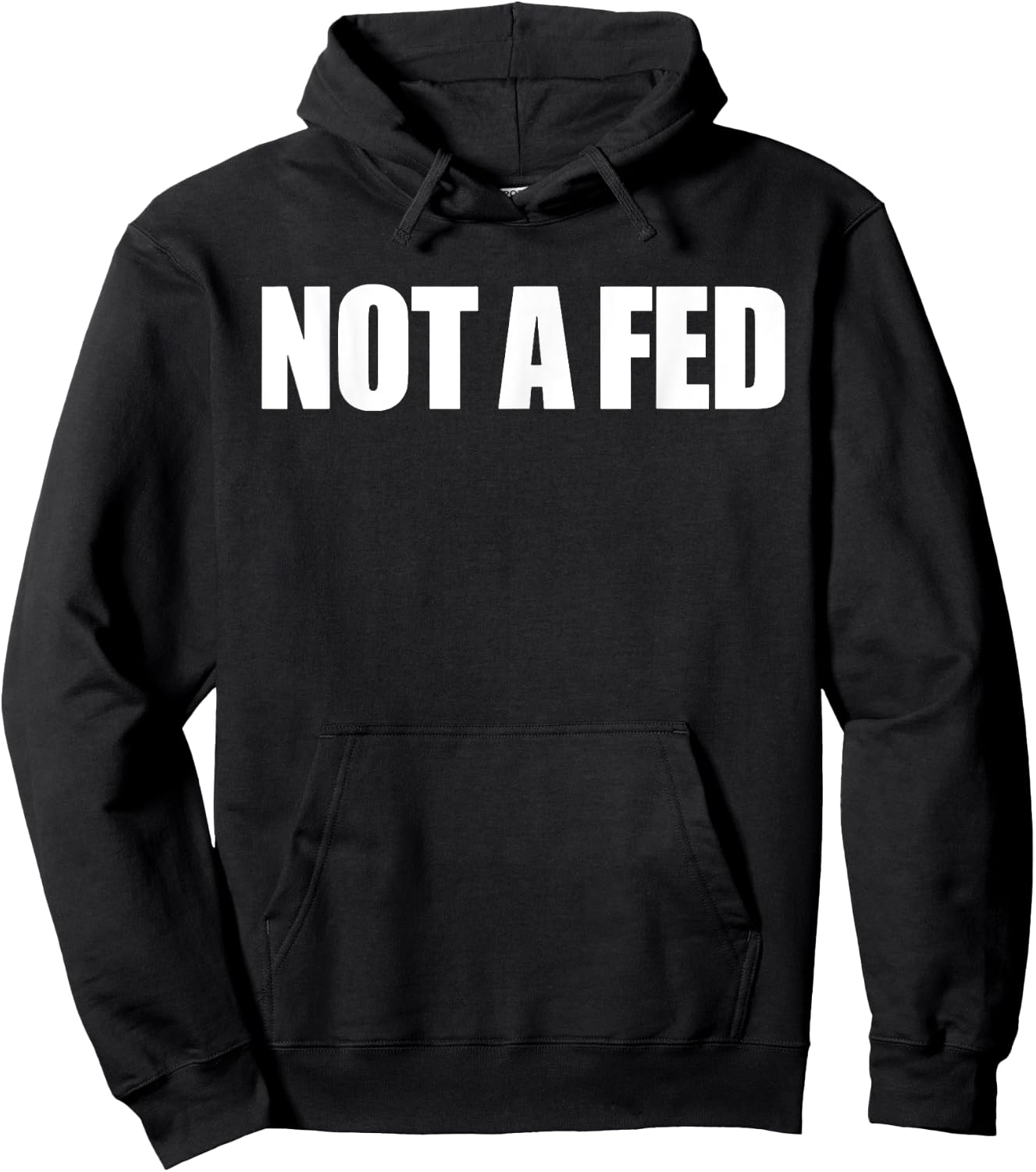 Funny Not A Fed Shirt - -Kids Black - Small Hoodie - Hoodie | Black