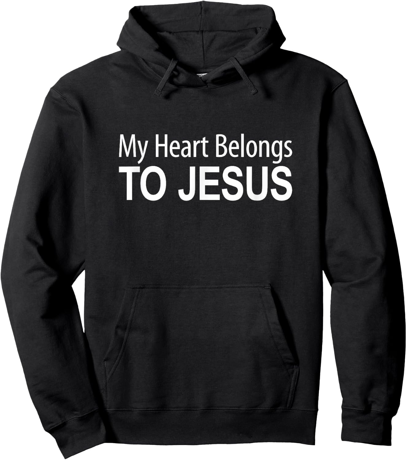 My Heart Belongs To Jesus Hoodie - Hoodie | Black