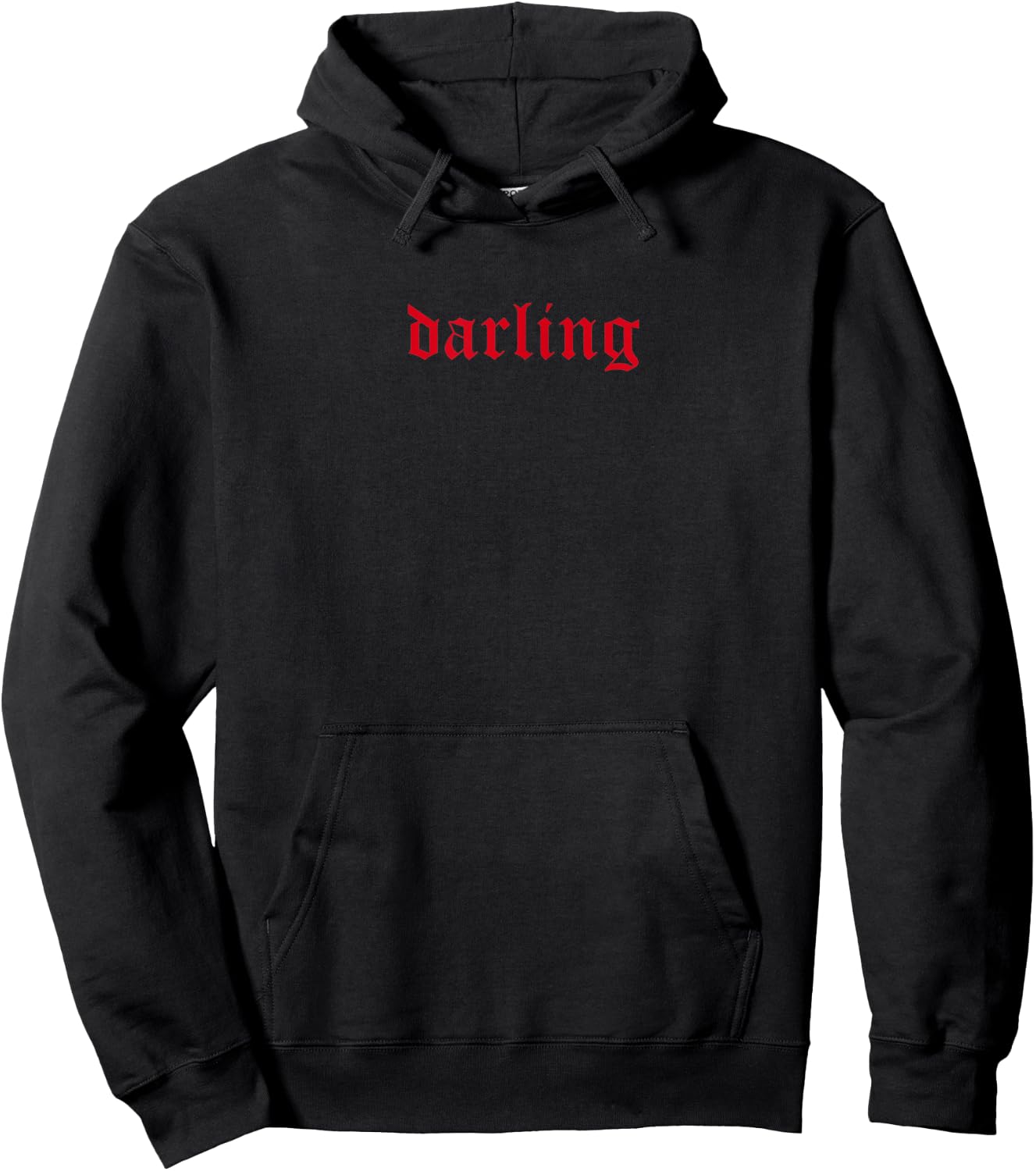 Darling Aesthetic Soft Grunge Pastel Goth Hoodie - Hoodie | Black