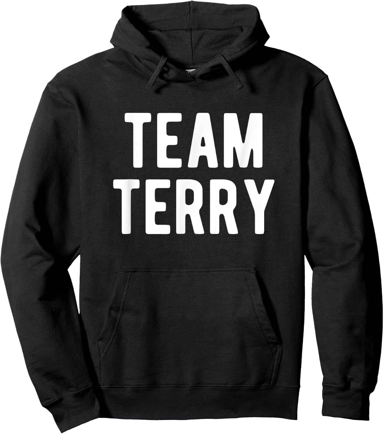 Team Terry Support Matching Best Favorite Named Terry Hoodie - Hoodie | Black