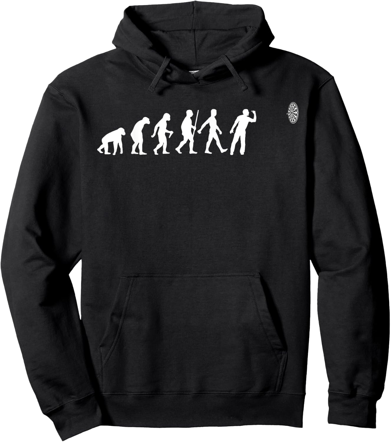 Funny Dart Women Bullseye Dartboard Team Players Hoodie - Hoodie | Black