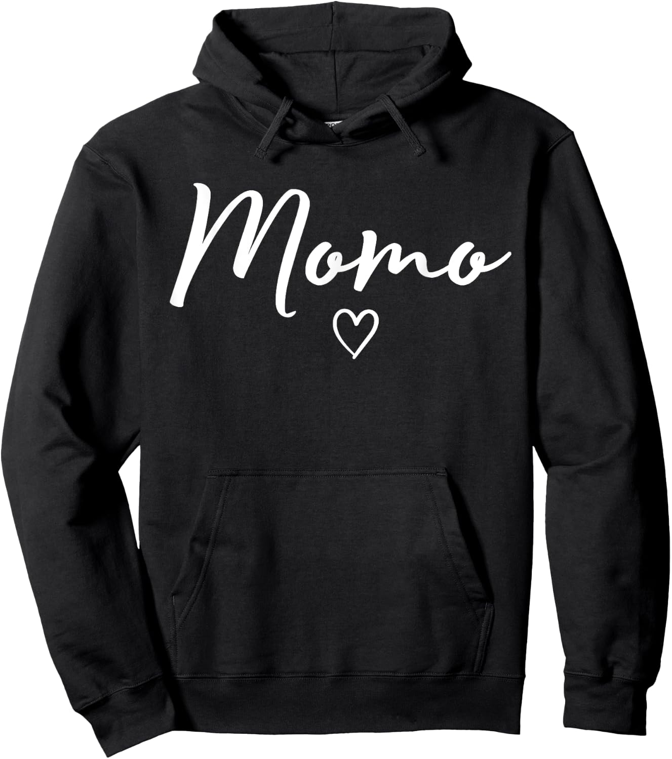 Momo Gifts Grandma Heart Mother's Day Momo Hoodie - Hoodie | Black