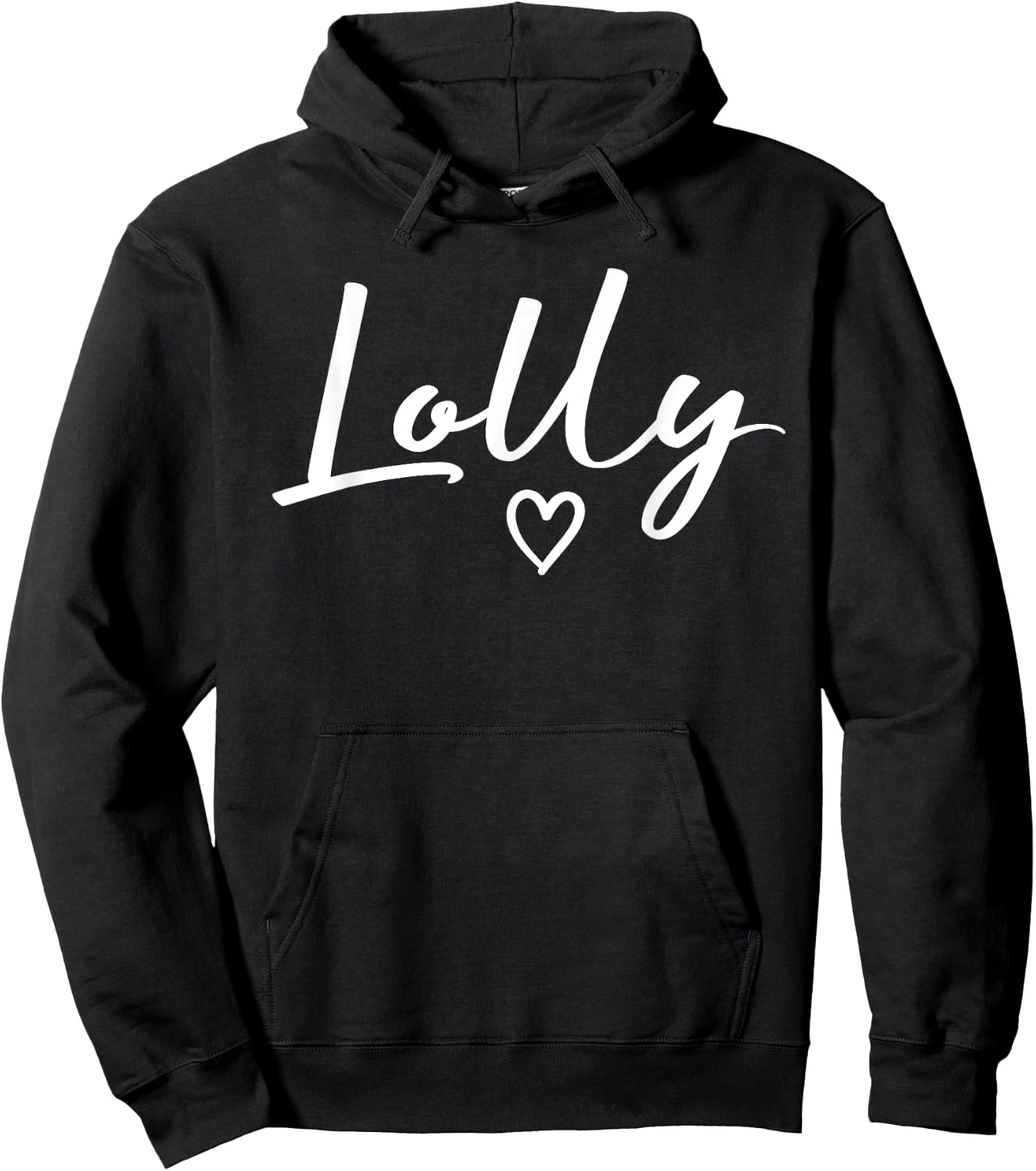 Lolly Gifts Grandma Heart Mother's Day Lolly Hoodie - Hoodie | Black