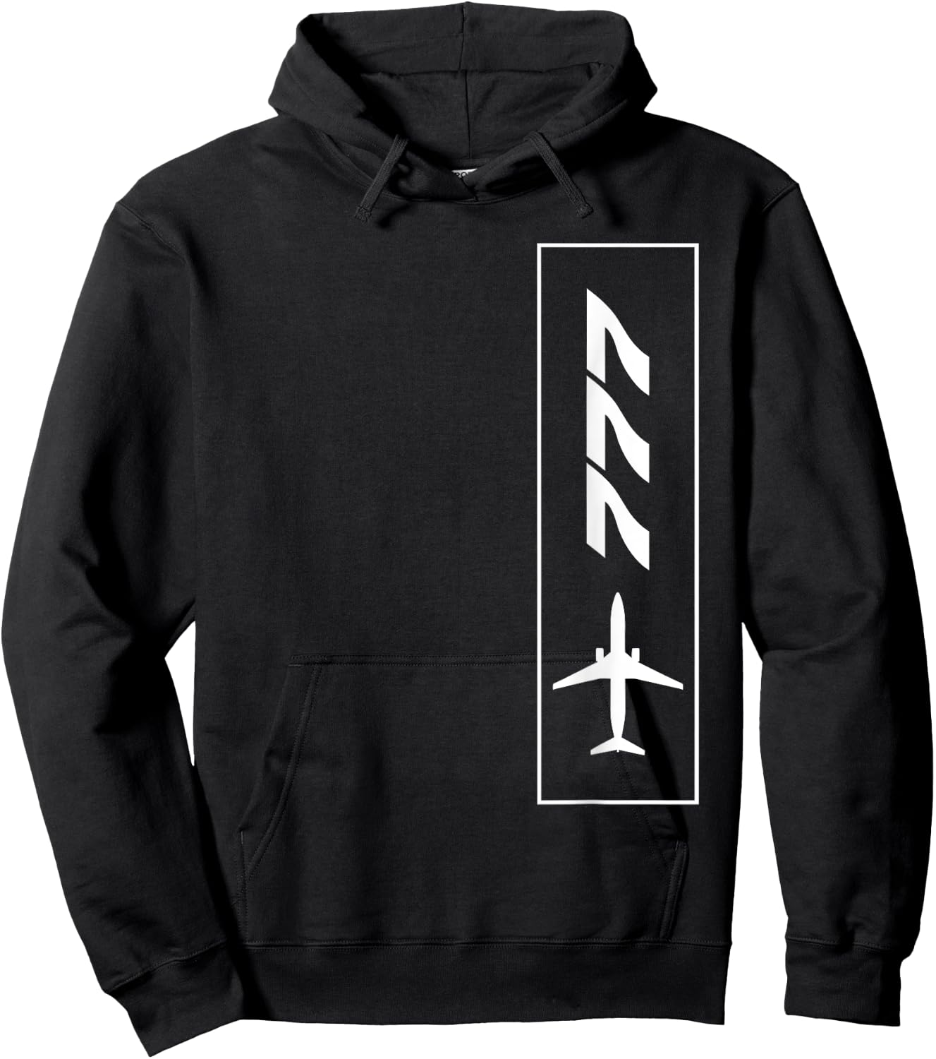 777 Airliner Plane For Avgeeks Hoodie - Hoodie | Black