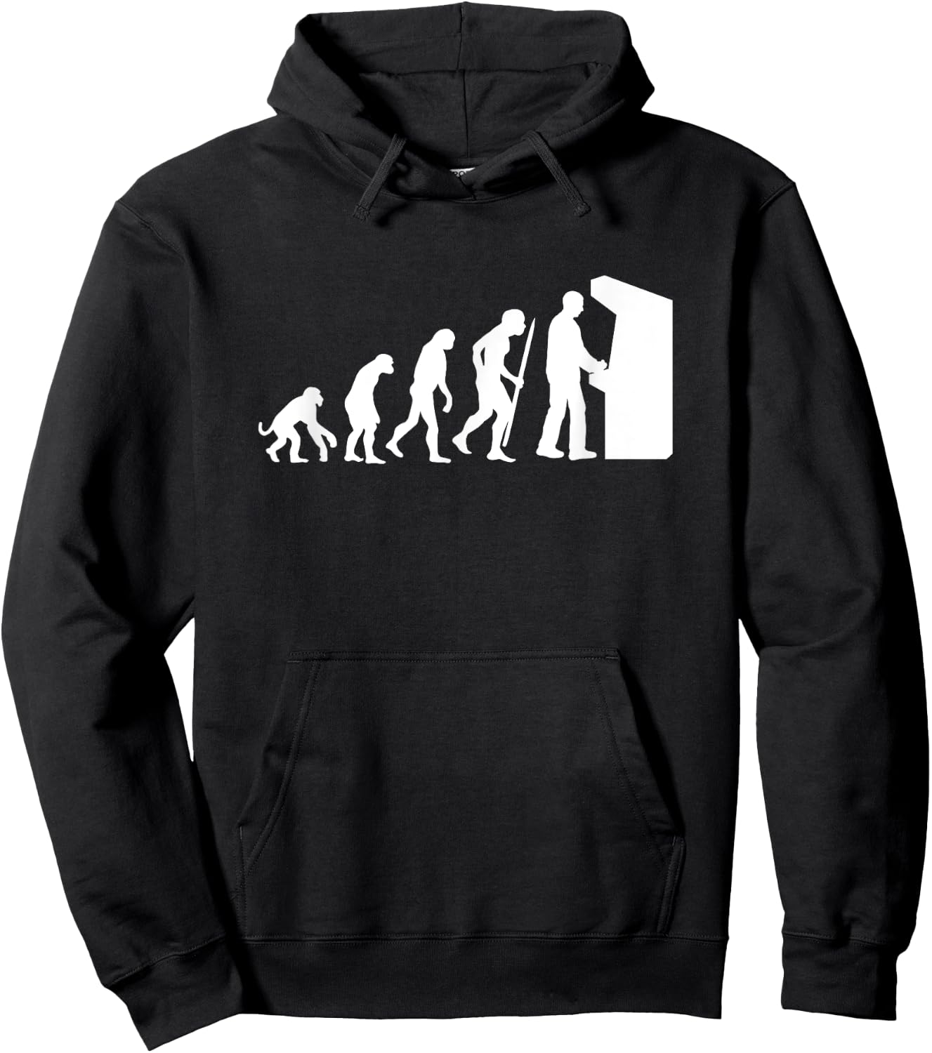 Funny Arcade Evolution arcade old school video game Hoodie - Hoodie | Black