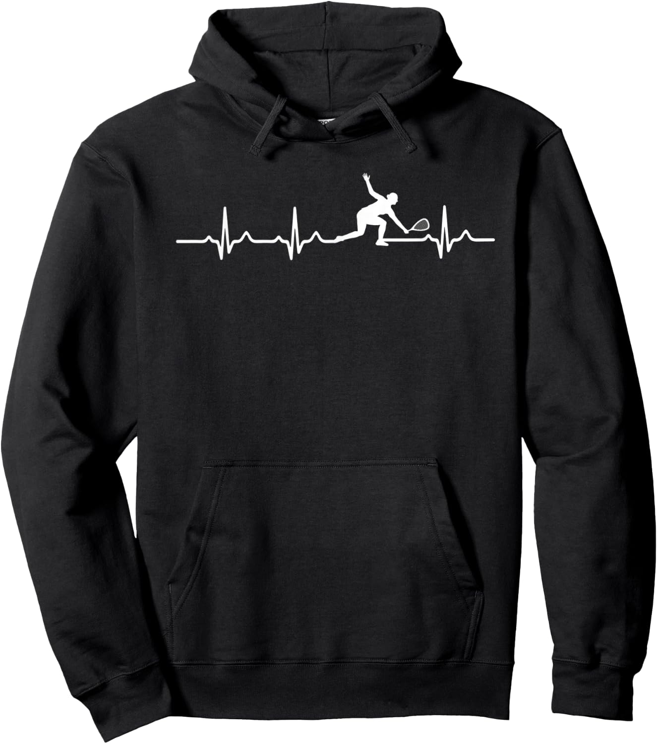 Funny Racquetball Player Outfit Racquet Sport Hoodie - Hoodie | Black
