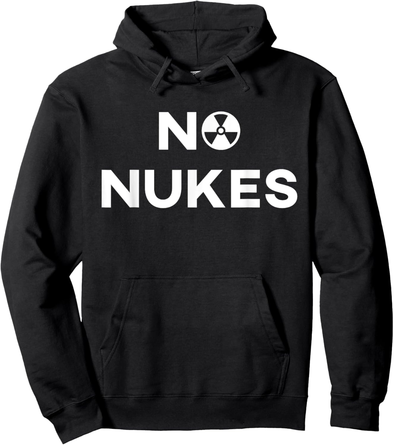 No Nukes Funny Hoodie - Hoodie | Black