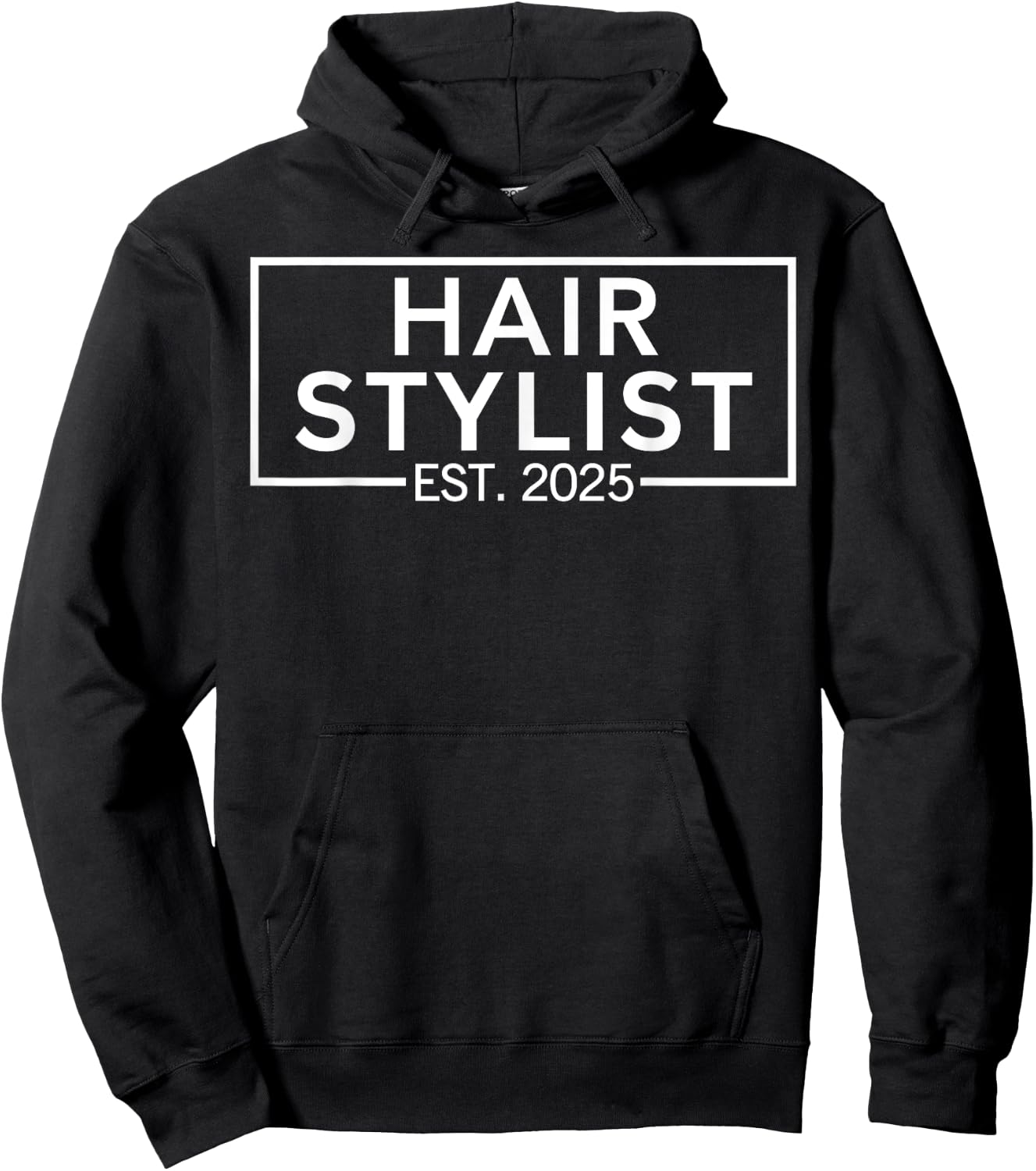 Hair Stylist Est 2025 New Hairdresser Barber Graduation 2025 Hoodie - Hoodie | Black