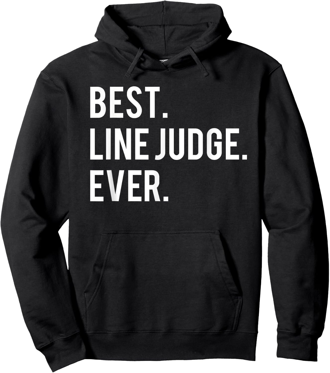 Best Line Judge Ever Funny Volleyball Hoodie - Hoodie | Black