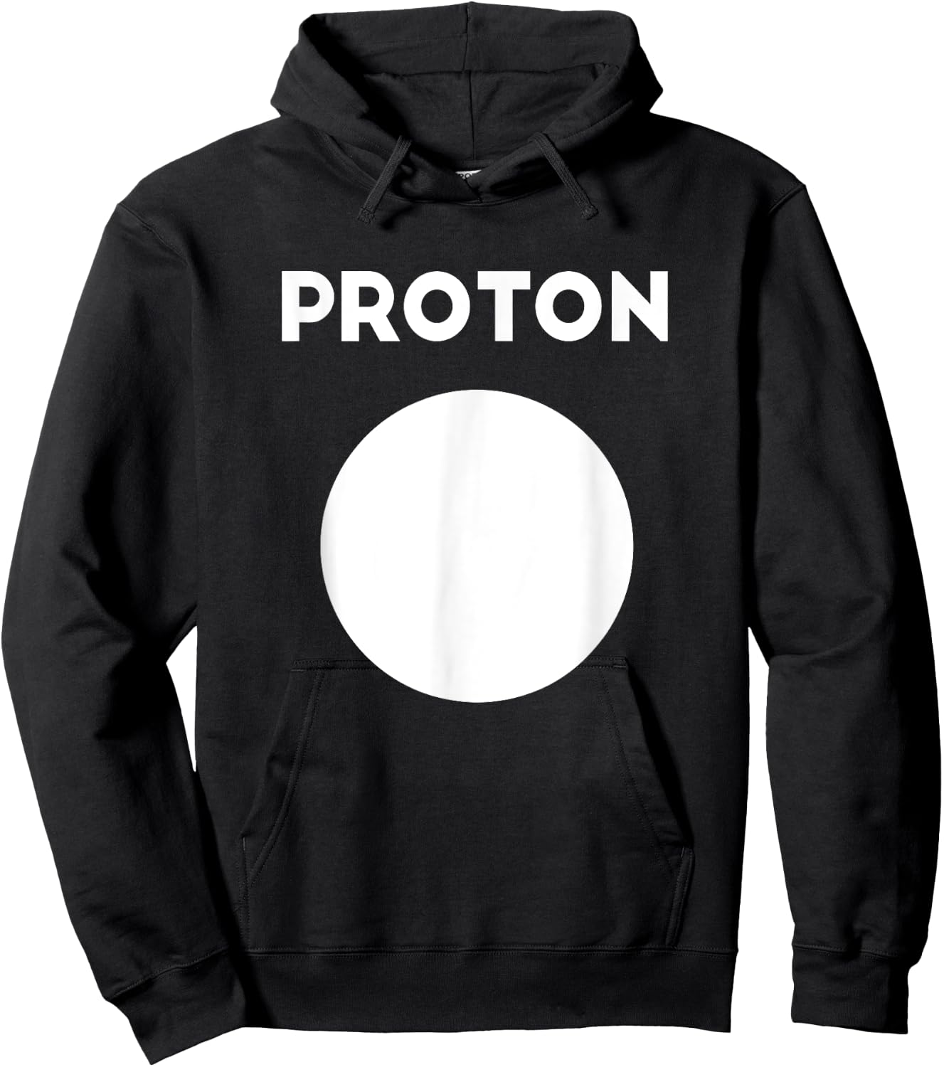 Proton Lazy Halloween Costume Funny Atomic Reaction Science Hoodie - Hoodie | Black