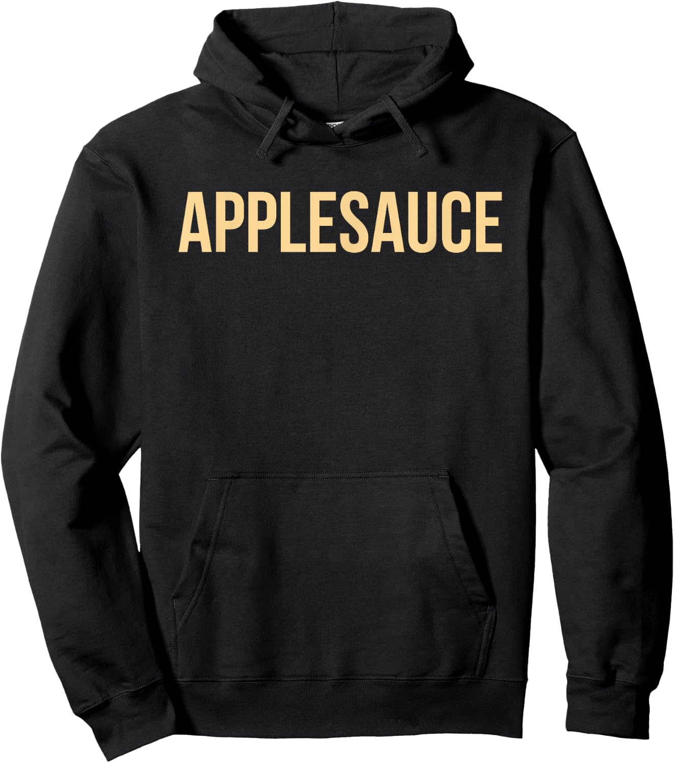 Applesauce Lazy Costume Last Minute Halloween Costume Hoodie - Hoodie | Black