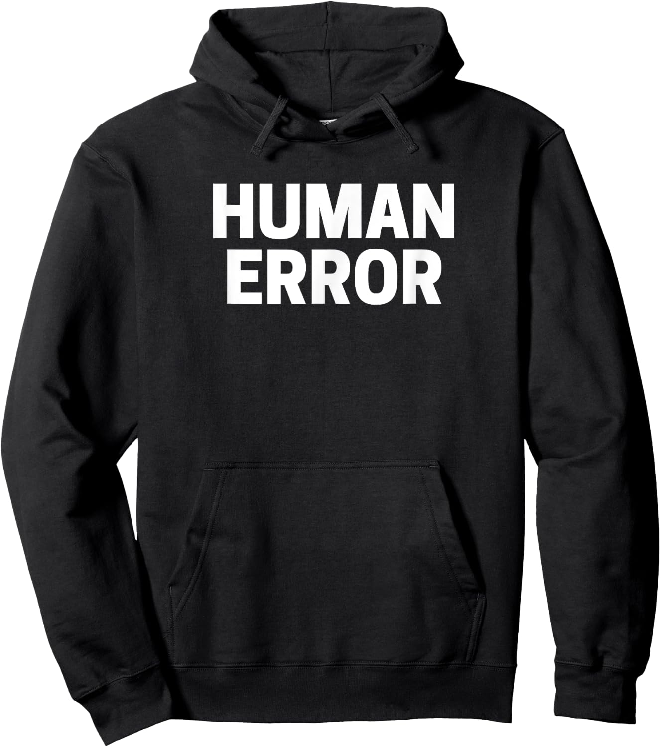 Human Error Hoodie - Hoodie | Black