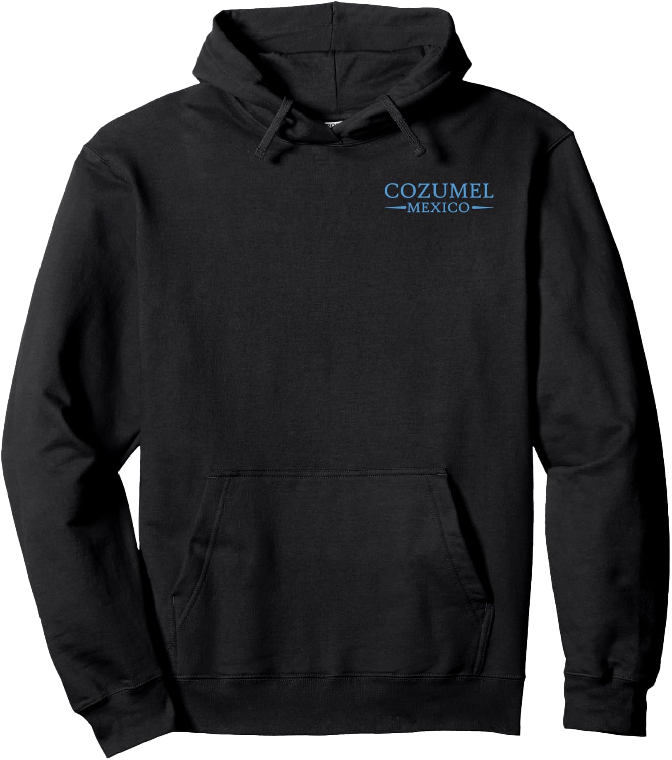Cozumel Mexico Stingray Manta Ray Ocean Animals Front & Back Hoodie - Hoodie | Black
