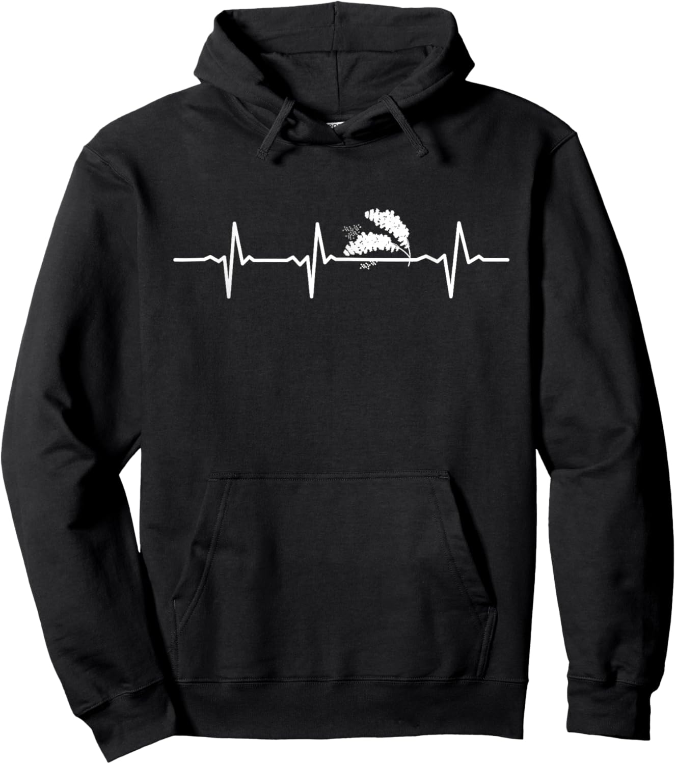 Millet Heartbeat Nature Vegetable EKG Pulse Hoodie - Hoodie | Black