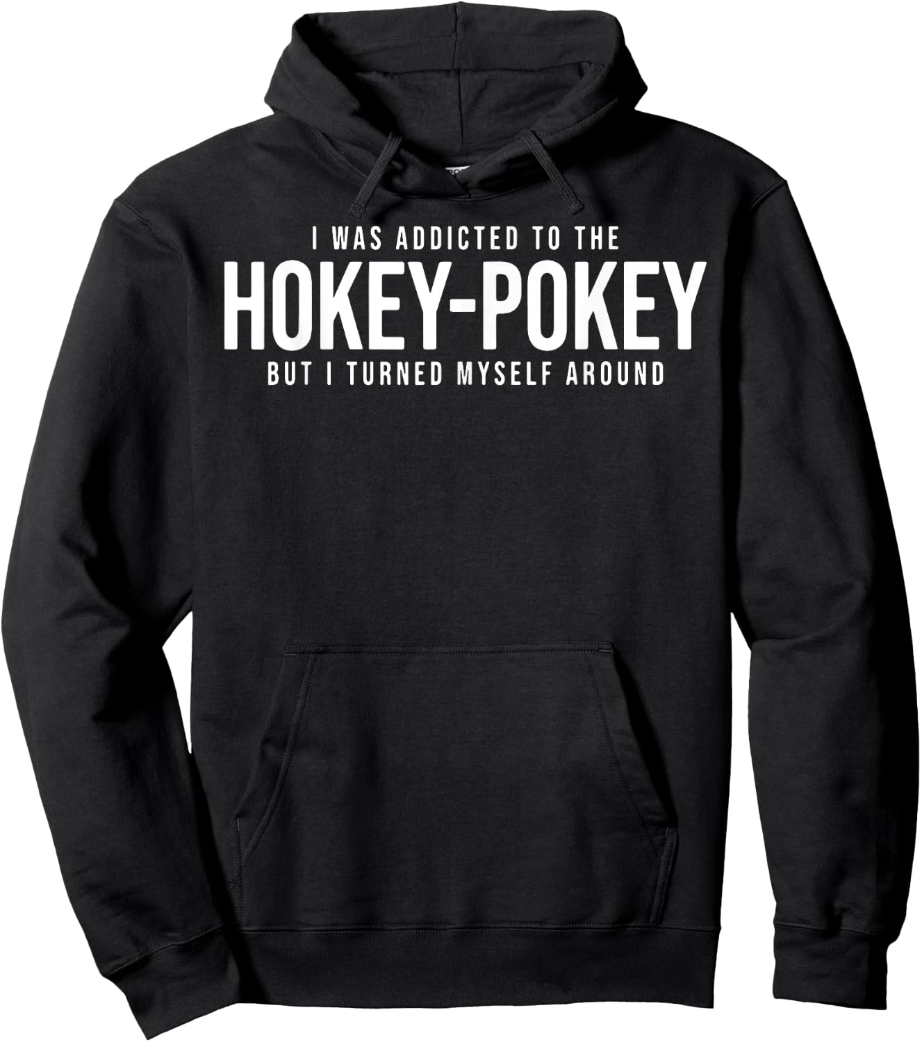 I Was Addicted To The Hokey Pokey But I Turned Myself Around Hoodie - Hoodie | Black