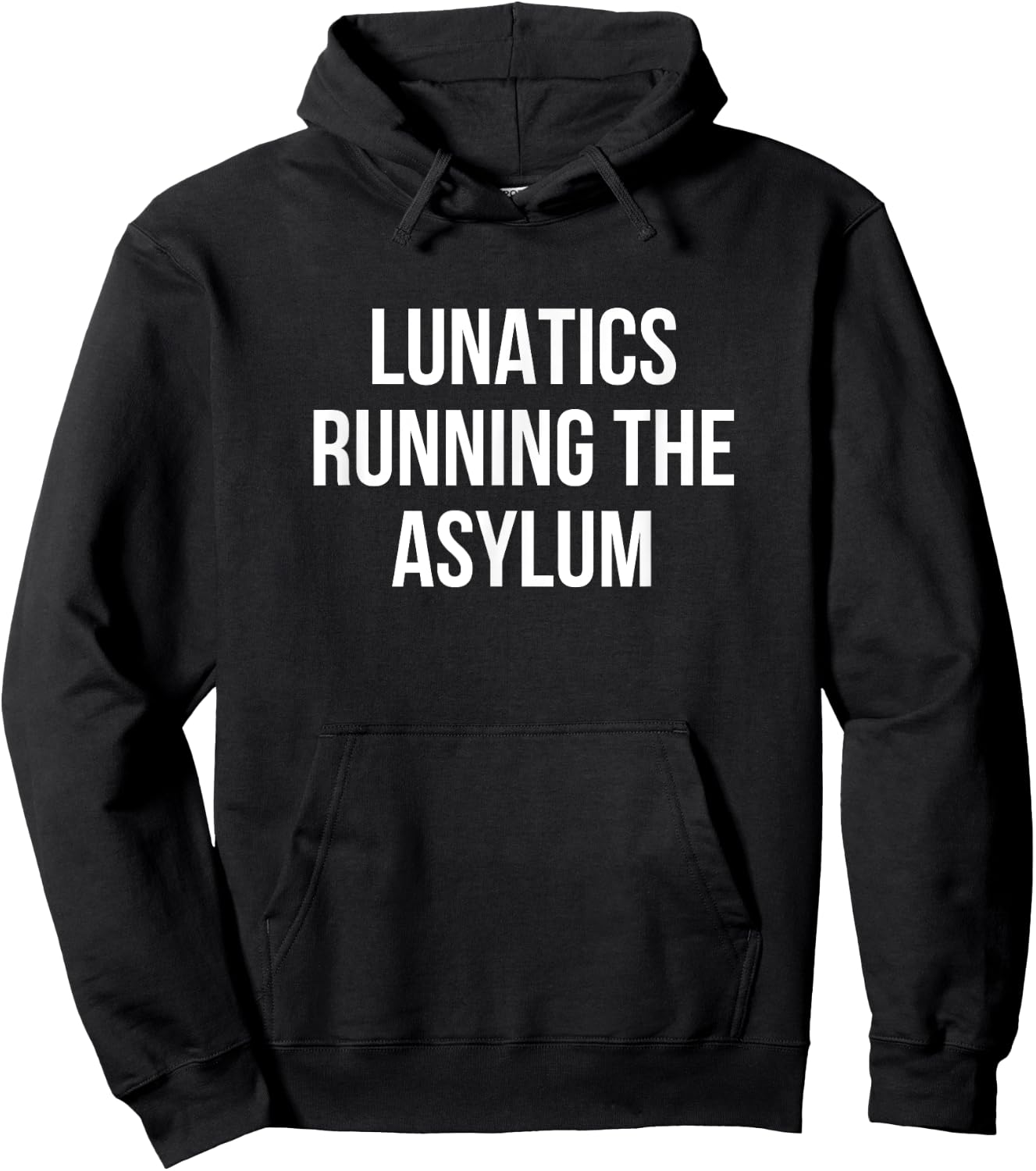 Lunatics Running the Asylum Hoodie - Hoodie | Black