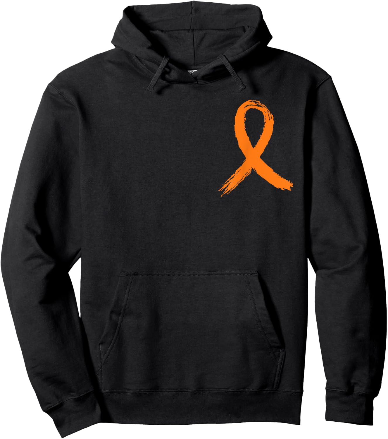 Front and Back Graphic Leukemia Awareness Father In Law Flag Hoodie - Hoodie | Black