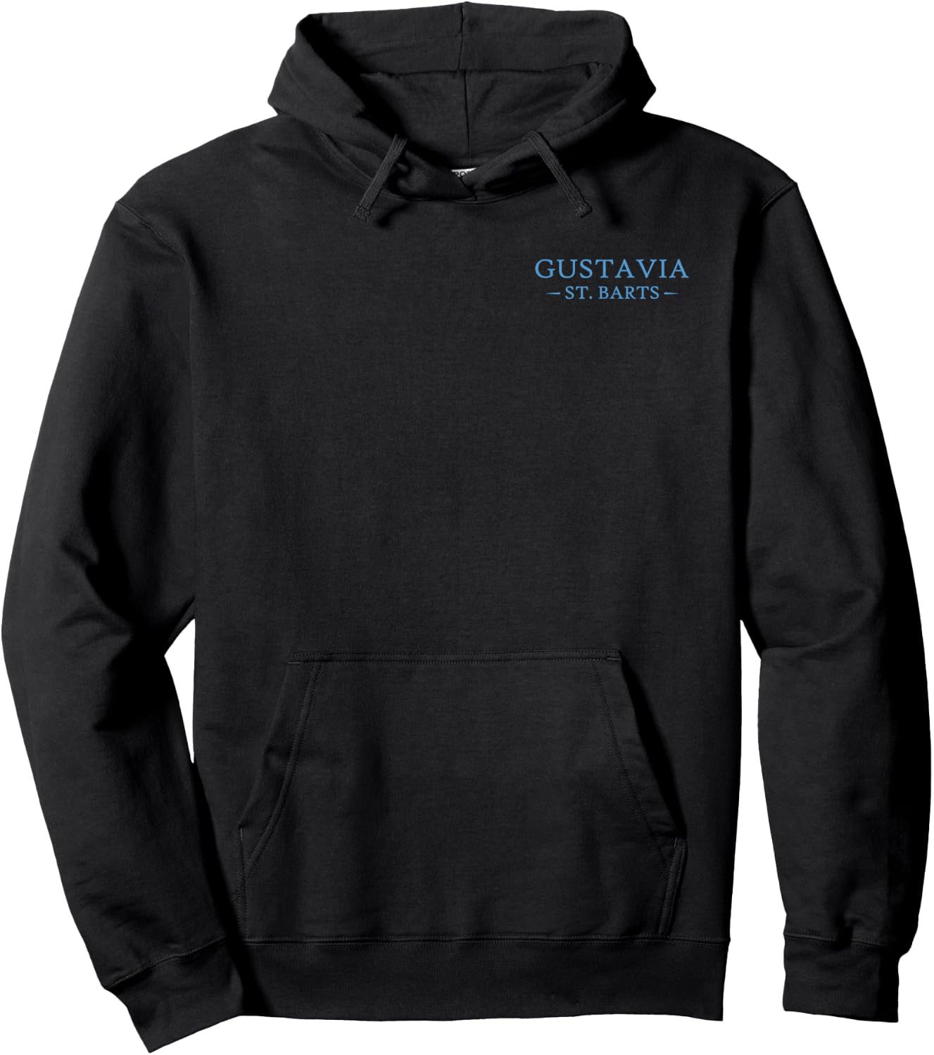 Gustavia St. Barts Stingray Ocean Animals (Front & Back) Hoodie - Hoodie | Black