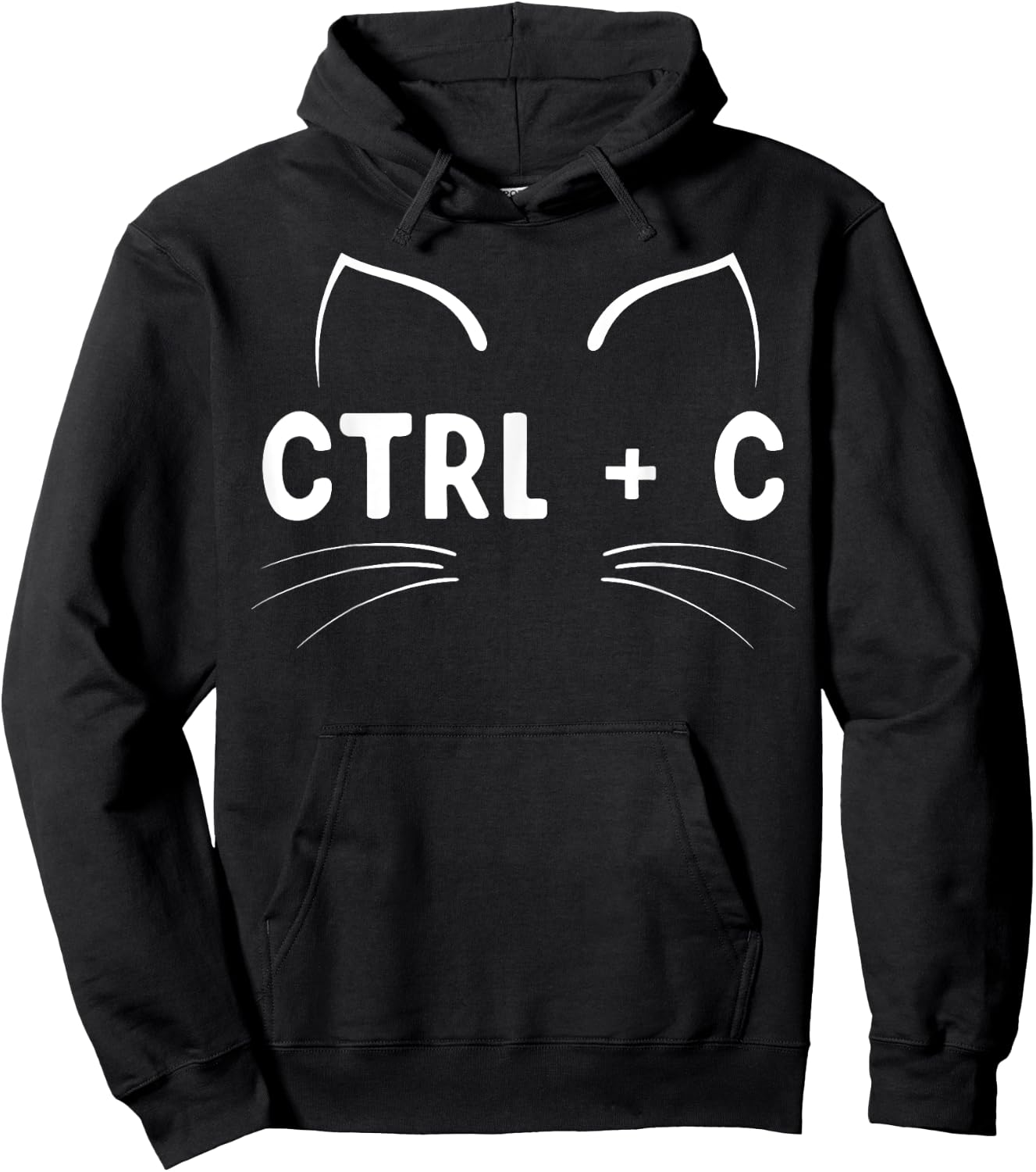 Copy Cat Halloween Costume for Cat Lover Pet Owner Couples Hoodie - Hoodie | Black