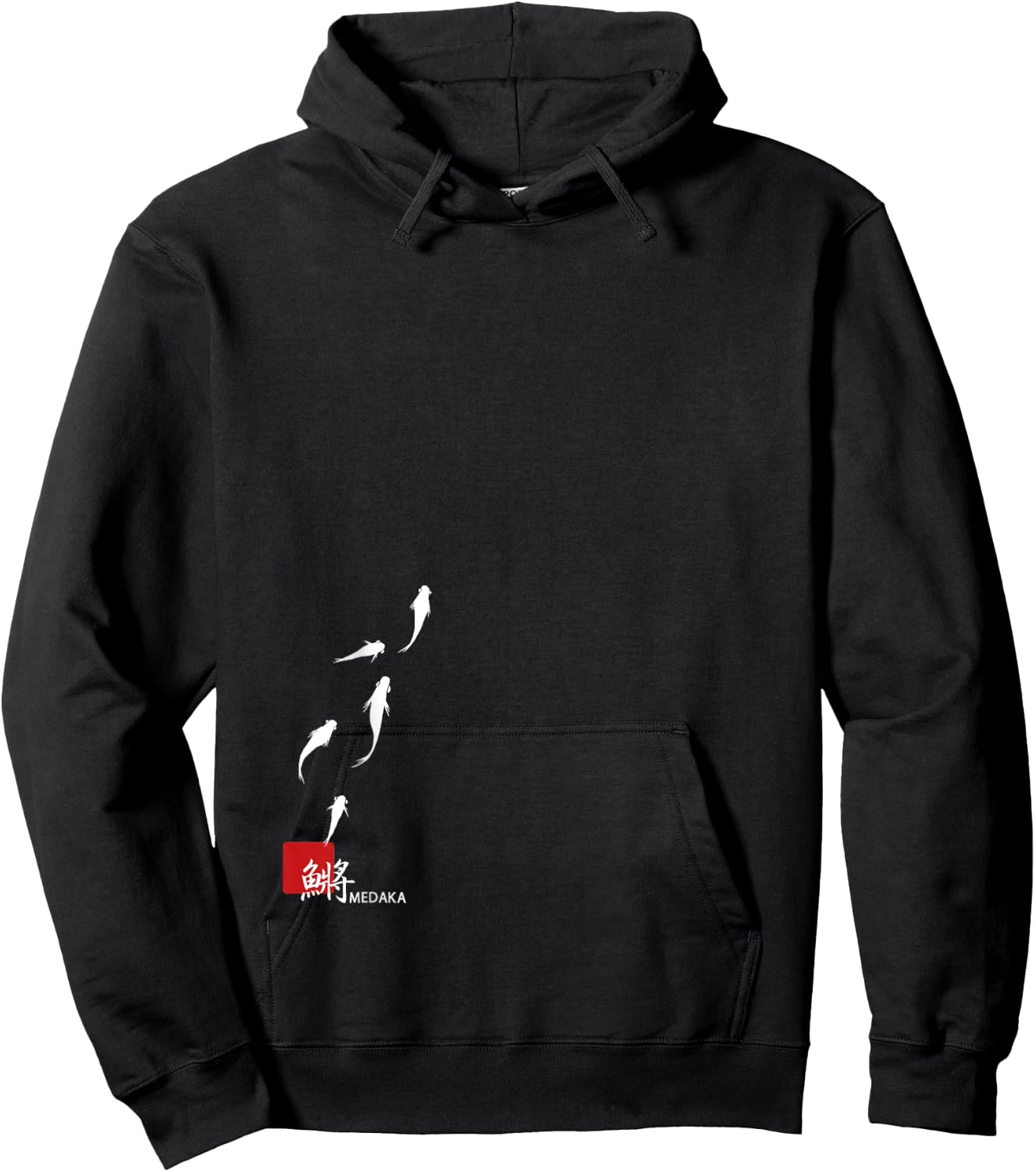Medaka illustrated Hoodie - Hoodie | Black