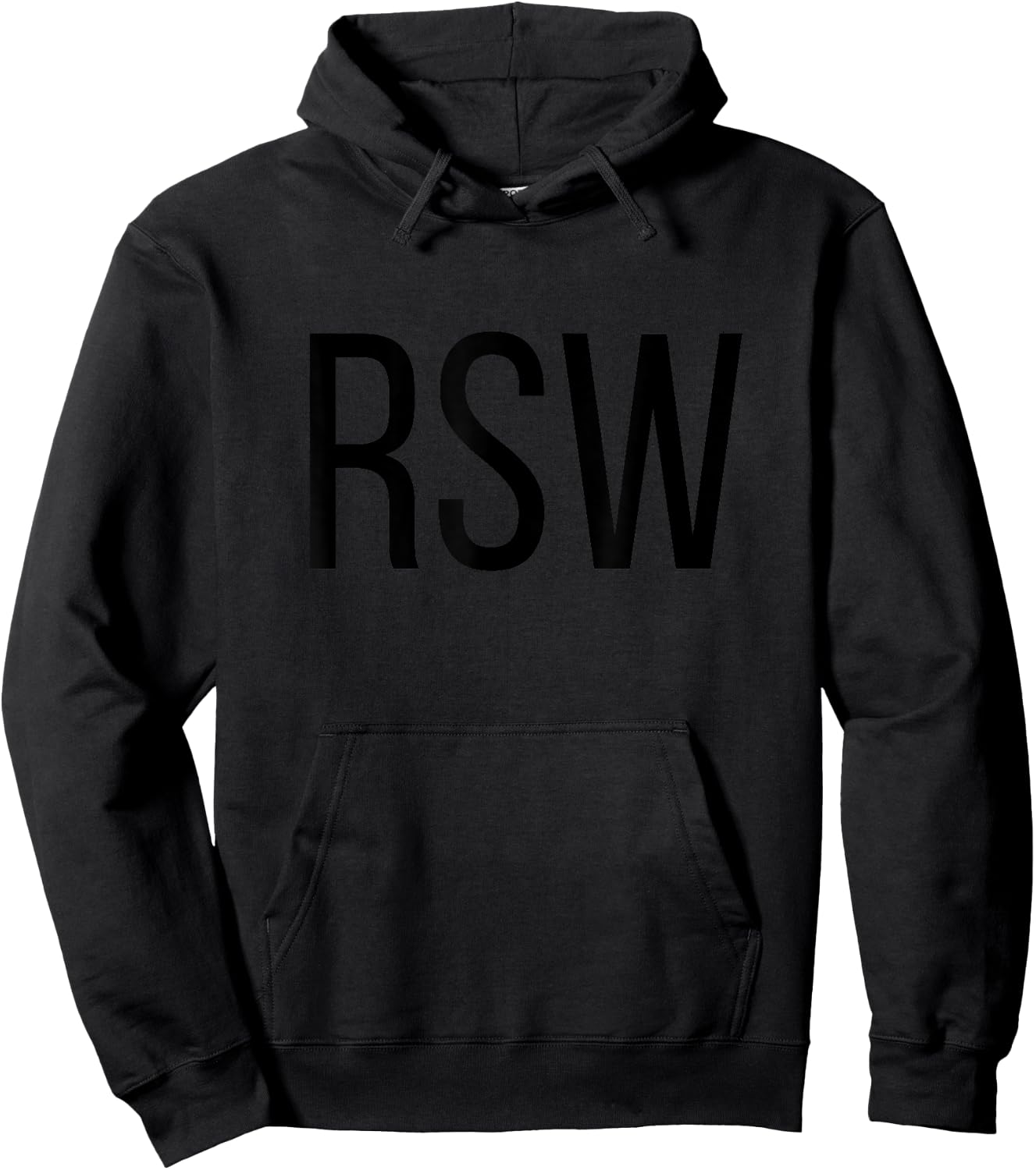 RSW Fort Meyers Florida Airport Code Lists RSW Hoodie - Hoodie | Black