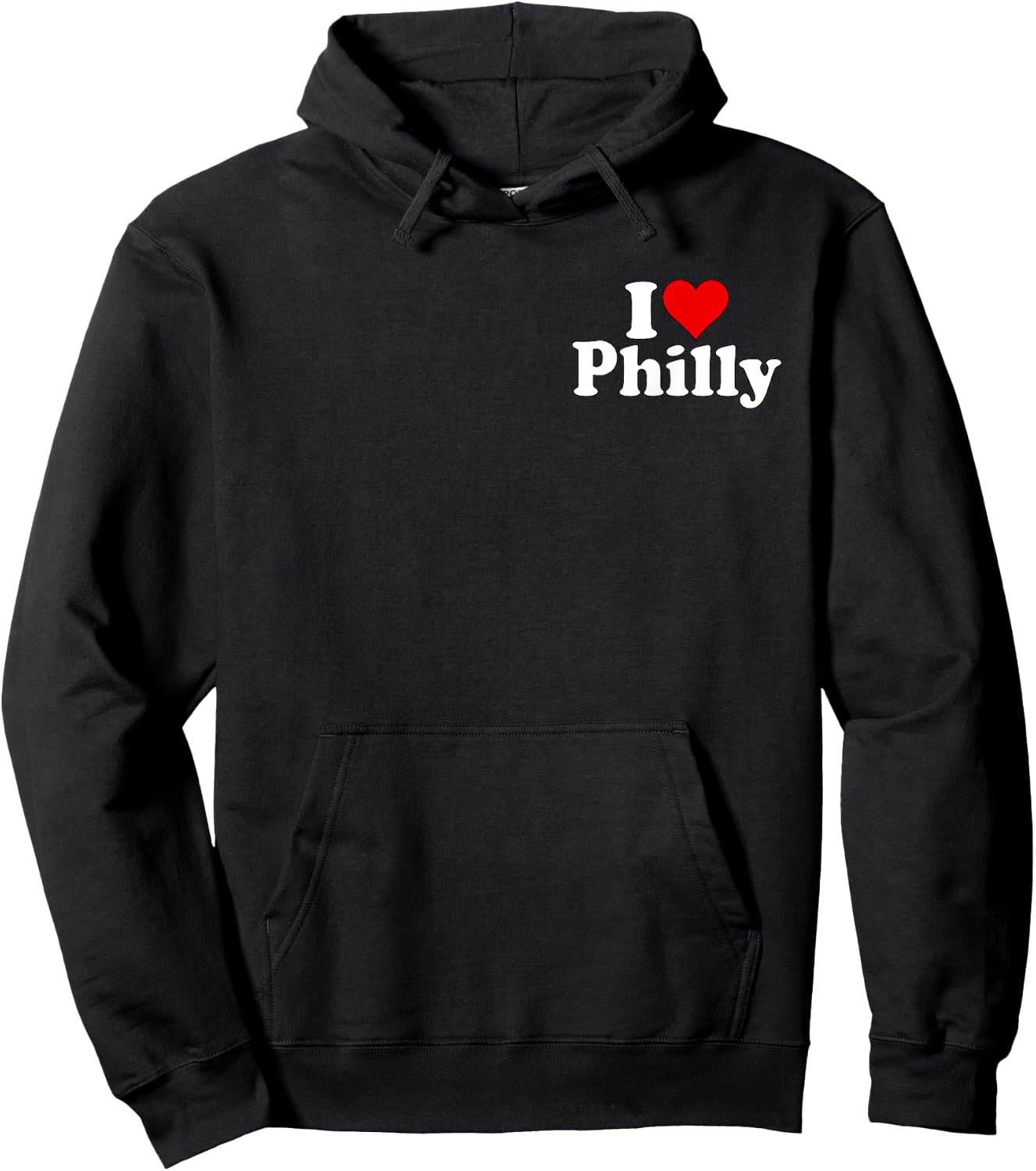 I Heart Love Philly Philadelphia Pennsylvania Hoodie - Hoodie | Black