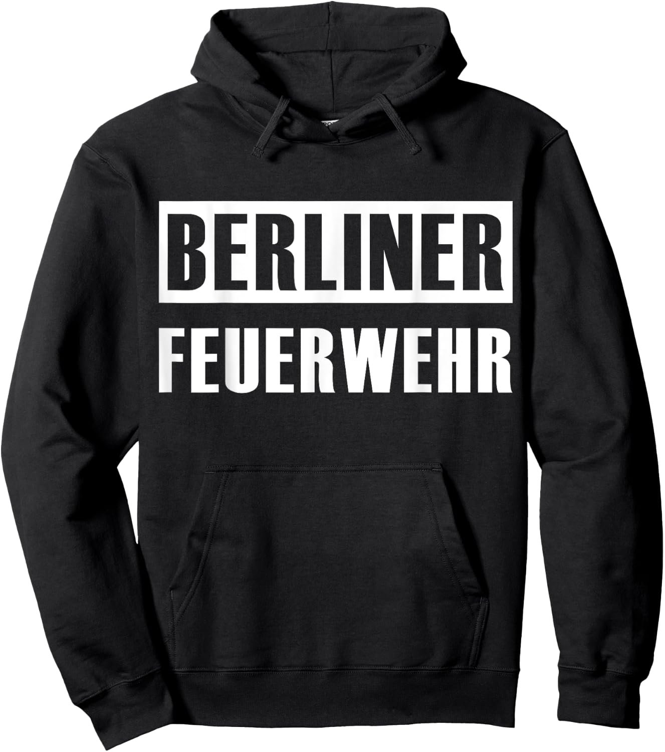 Berlin Fire Brigade Uniform Fireman Hoodie - Hoodie | Black