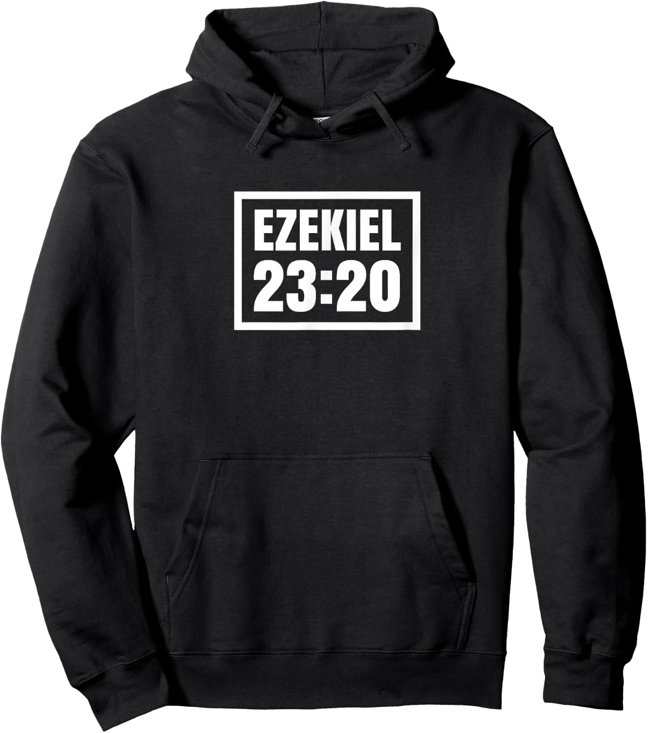 Hesekiel 23:20 Graphic Bible Verse Religious Hoodie - Hoodie | Black