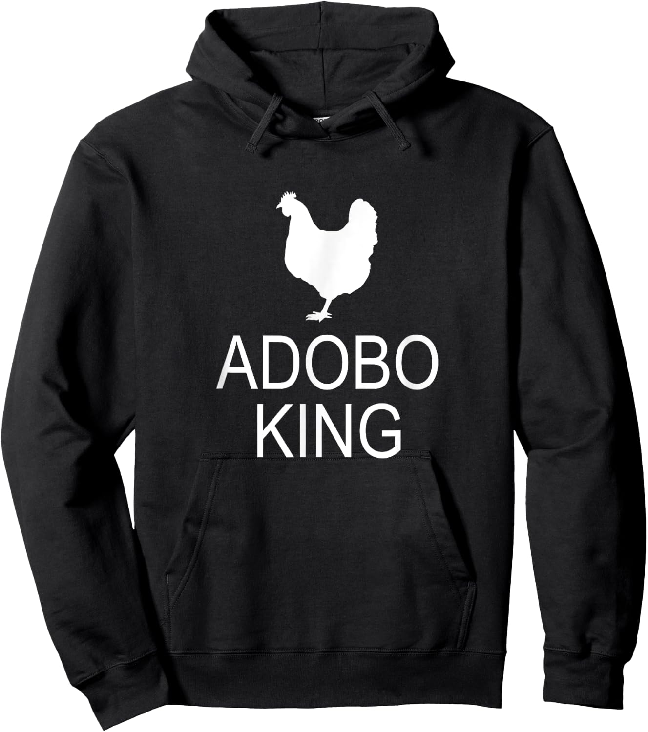 Adobo Filipino Food Pinoy Chicken Adobo King Hoodie - Hoodie | Black