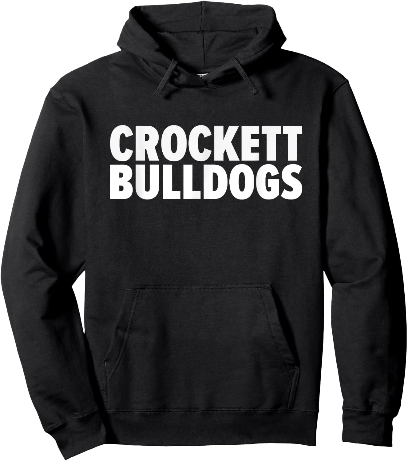 Crockett Bulldogs Bold Hoodie - Hoodie | Black